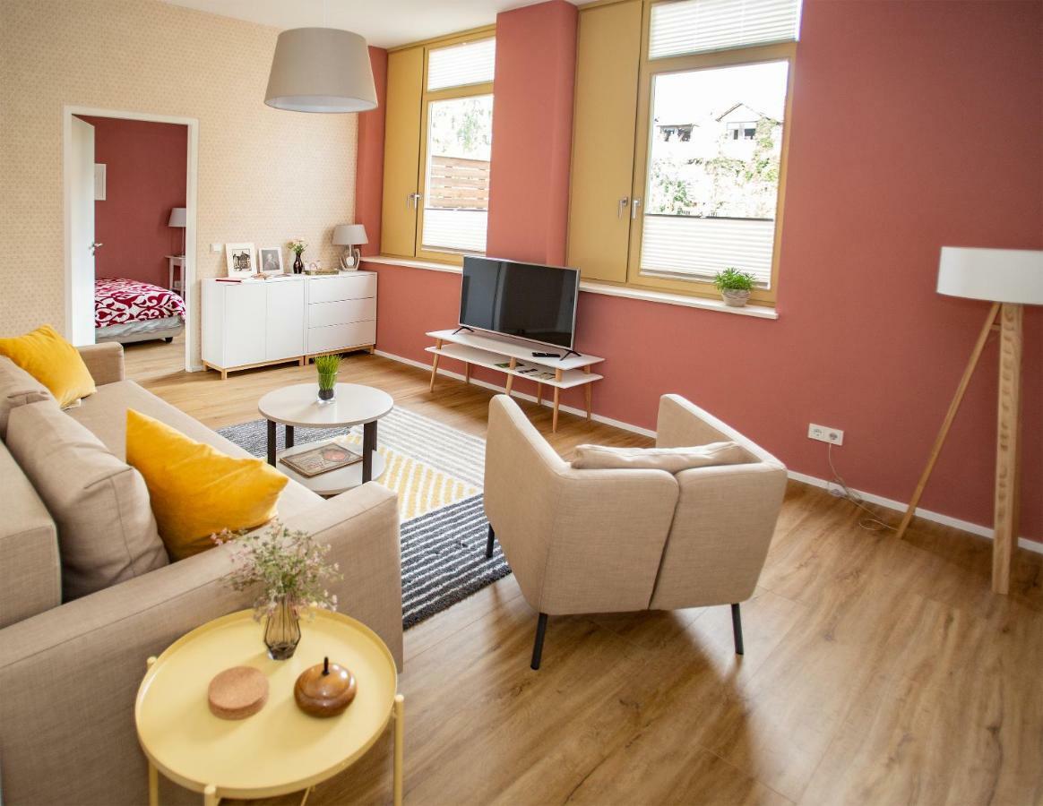 Eckhof Domizil - Grosszuegige Ferienwohnung Mit Kleinem Garten In Der Altstadt Von Gotha Eksteriør billede