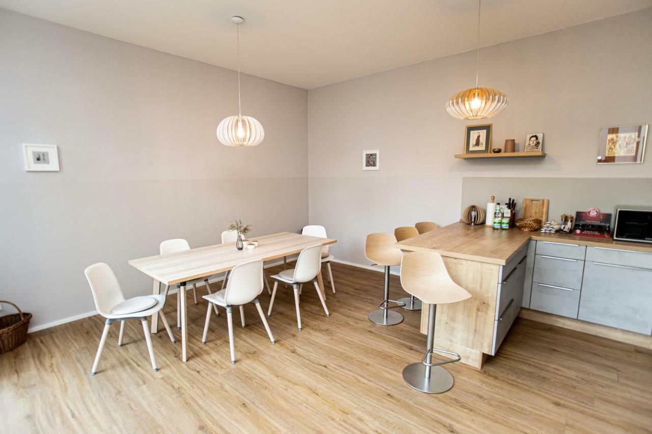 Eckhof Domizil - Grosszuegige Ferienwohnung Mit Kleinem Garten In Der Altstadt Von Gotha Eksteriør billede